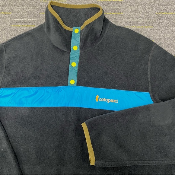 Cotopaxi Sweater Men's XL Black Fleece Teca Pullover Pockets Hiking Outdoor - Picture 1 of 11